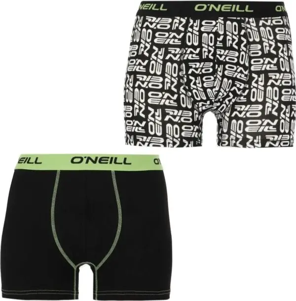 O'Neill O'Neill BOXERSHORTS 2-PACK Мъжки боксерки, светло-зелено, размер XXL