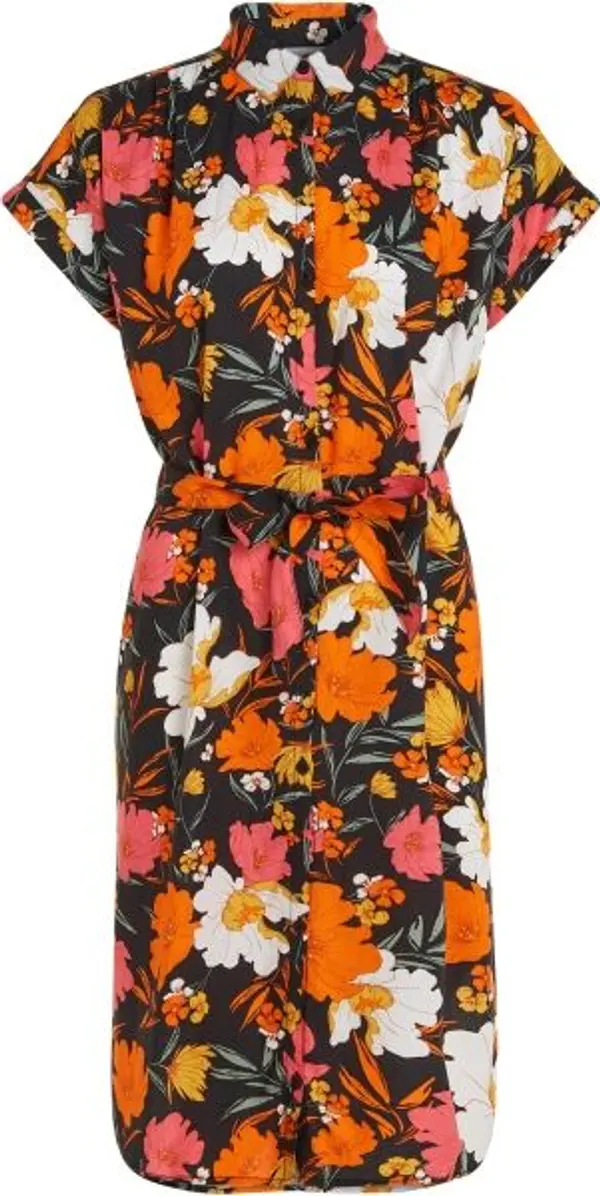 O'Neill O'Neill CALI BEACH Дамска рокля, тип риза, черно, размер