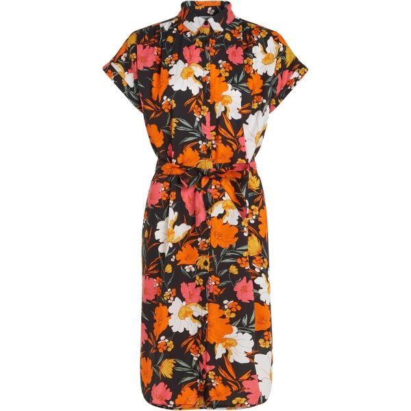 O'Neill O'Neill CALI BEACH Дамска рокля, тип риза, черно, размер