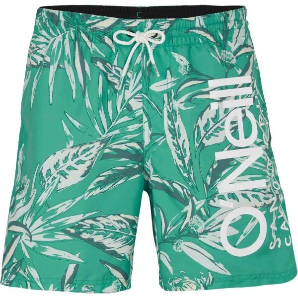 O'Neill O'Neill CALI FLORAL 16'' SWIM SHORTS Мъжки бански -шорти, зелено, размер