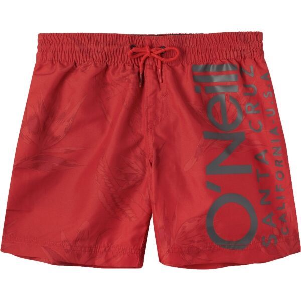 O'Neill O'Neill CALI FLORAL SHORTS Бански за момчета-шорти, червено, размер
