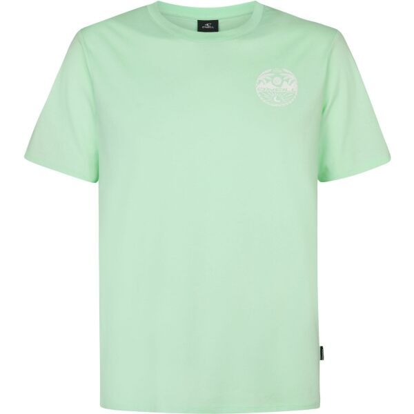 O'Neill O'Neill CHEST PRINT Мъжка тениска, светло-зелено, размер