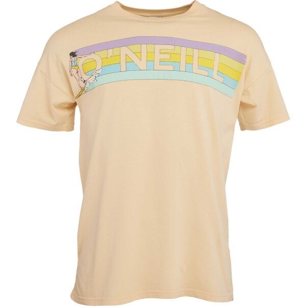 O'Neill O'Neill CONNECTIVE GRAPHIC LONG TSHIRT Дамска тениска, бежово, размер