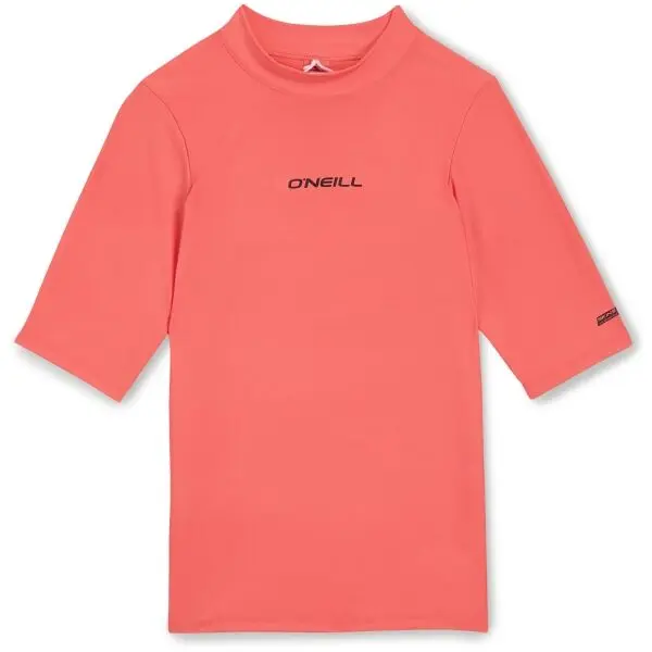 O'Neill O'Neill ESSENTIALS Момичешка тениска за плуване, цвят сьомга, размер 12Y
