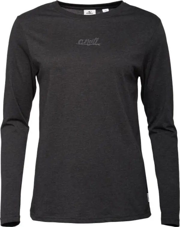 O'Neill O'Neill ESSENTIALS SCRIPT L/SLV Дамска тениска с дълъг ръкав, черно, размер