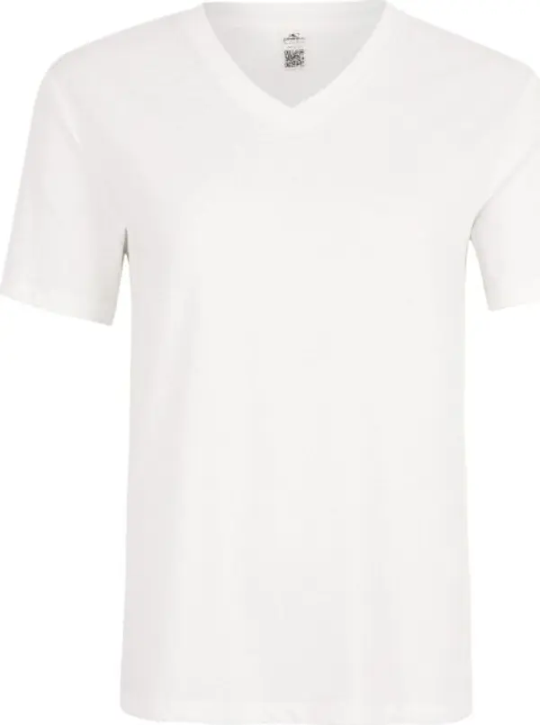 O'Neill O'Neill ESSENTIALS V-NECK T-SHIRT Дамска тениска, бяло, размер