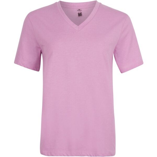 O'Neill O'Neill ESSENTIALS V-NECK T-SHIRT Дамска тениска, розово, размер