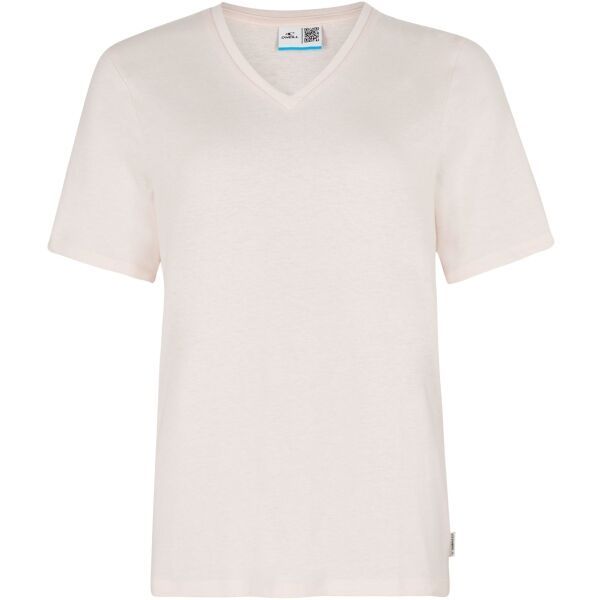 O'Neill O'Neill ESSENTIALS V-NECK T-SHIRT Дамска тениска, розово, размер