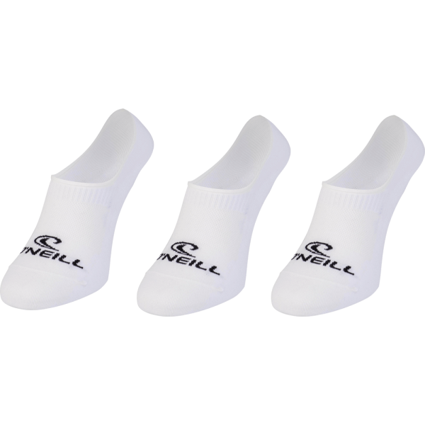O'Neill O'Neill FOOTIE ONEILL WHITE 3P Универсални чорапи, бяло, размер