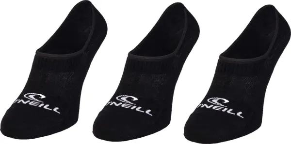 O'Neill O'Neill FOOTIE ONEILL WHITE 3P Универсални чорапи, черно, размер 35-38