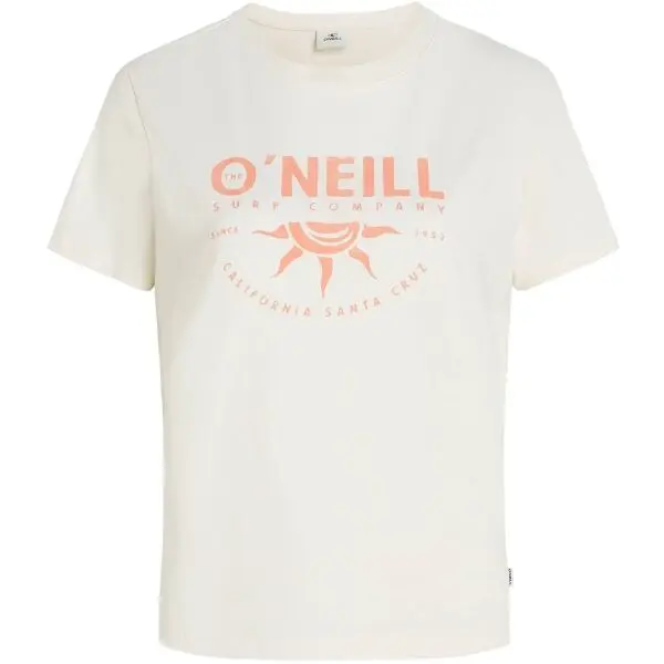 O'Neill O'Neill FRONT PRINT Дамска тениска с принт, бяло, размер