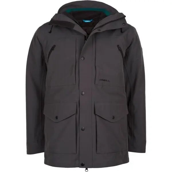 O'Neill O'Neill JOURNEY PARKA 3 IN 1 Мъжко зимно яке, тъмносиво, размер