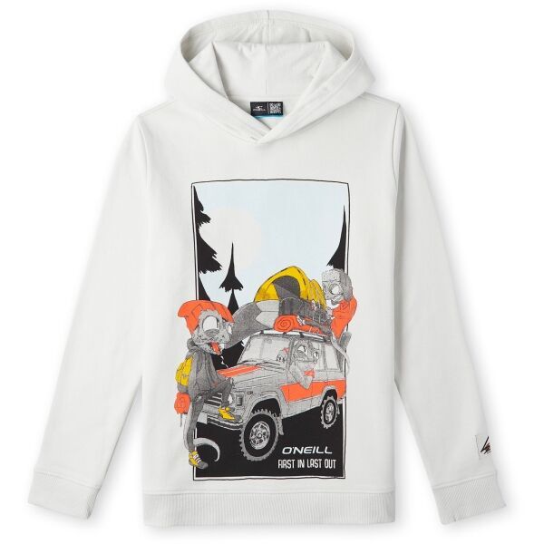 O'Neill O'Neill LIZARD Суитшърт за момчета, бяло, размер