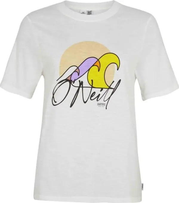 O'Neill O'Neill LUANO GRAPHIC T-SHIRT Дамска тениска, бяло, размер