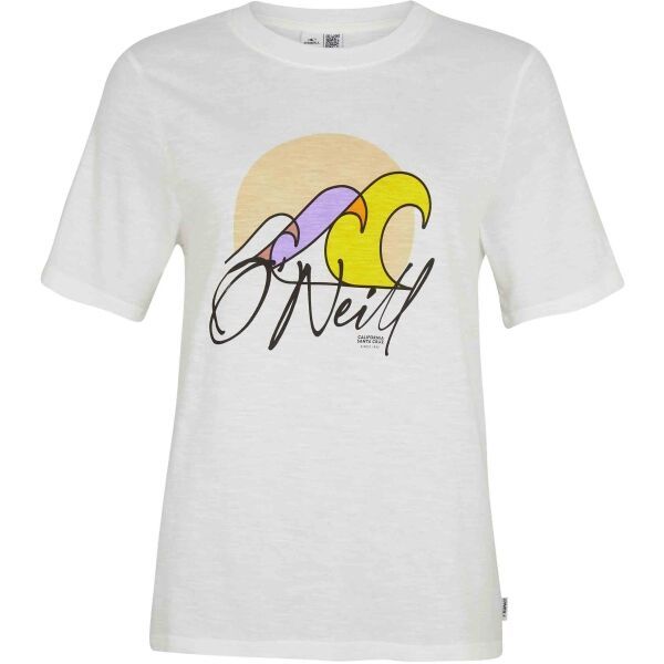 O'Neill O'Neill LUANO GRAPHIC T-SHIRT Дамска тениска, бяло, размер