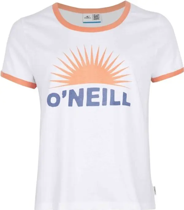 O'Neill O'Neill MARRI RINGER T-SHIRT Дамска тениска, бяло, размер