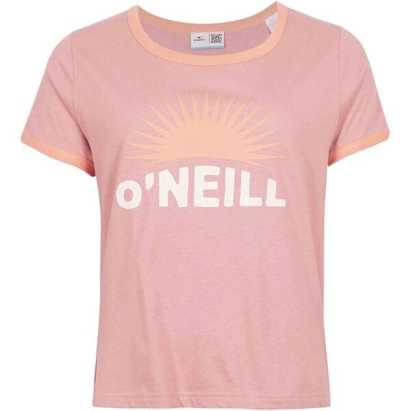 O'Neill O'Neill MARRI RINGER T-SHIRT Дамска тениска, розово, размер