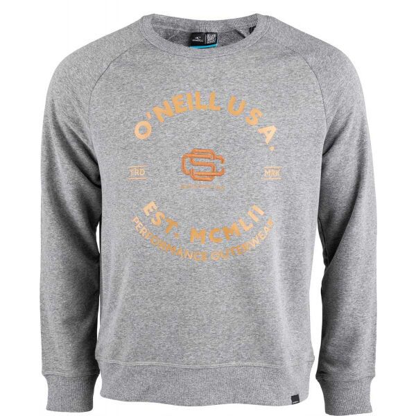 O'Neill O'Neill AMERICANA CREW SWEATSHIRT Мъжки  суитшърт, сиво, размер S