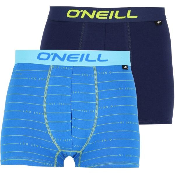 O'Neill O'Neill BOXER FIRST IN LAST OUT PLAIN 2-PACK Мъжки боксерки, синьо, размер XL