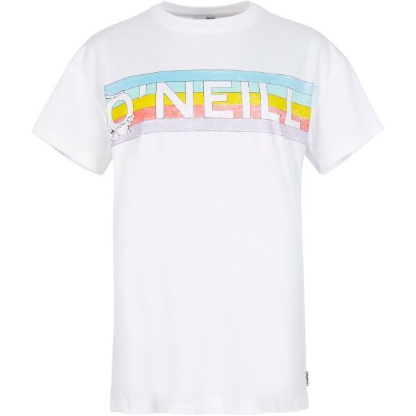 O'Neill O'Neill CONNECTIVE GRAPHIC LONG TSHIRT Дамска тениска, бяло, размер M