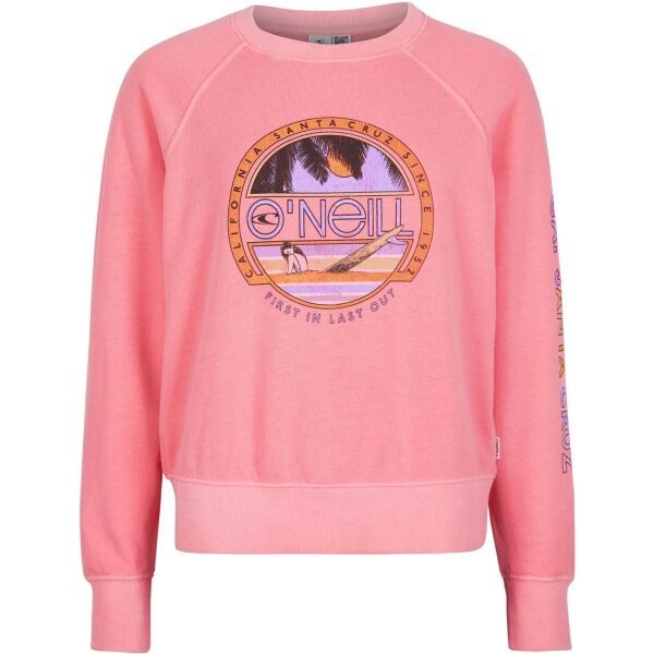 O'Neill O'Neill CULT SHIFT CREW Дамски  суитшърт, розово, размер S