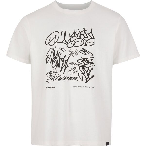 O'Neill O'Neill GRAFFITI T-SHIRT Мъжка тениска, бяло, размер M