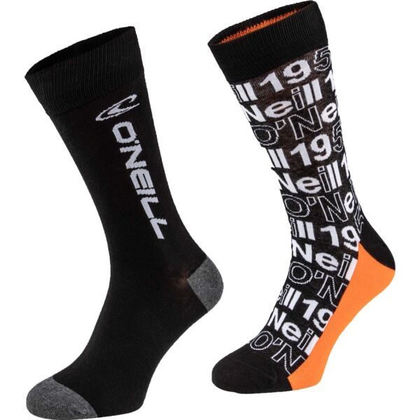 O'Neill O'Neill SOCK 2-PACK Мъжки чорапи, черно, размер 39-42