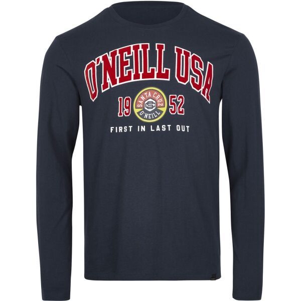 O'Neill O'Neill STATE L/SLV T-SHIRT Мъжка тениска с дълги ръкави, тъмносин, размер L