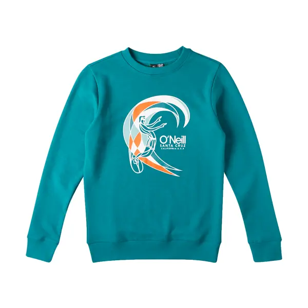 O'Neill O'Neill O'RIGINAL SURFER CREW Суитшърт за момчета, тюркоазено, размер