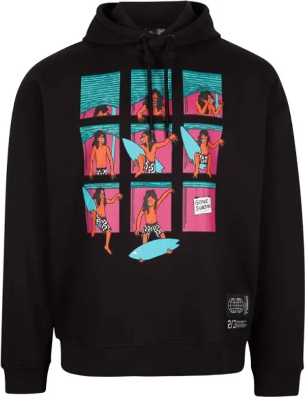 O'Neill O'Neill PROGRESSIVE HOODIE Мъжки суитшърт, черно, размер