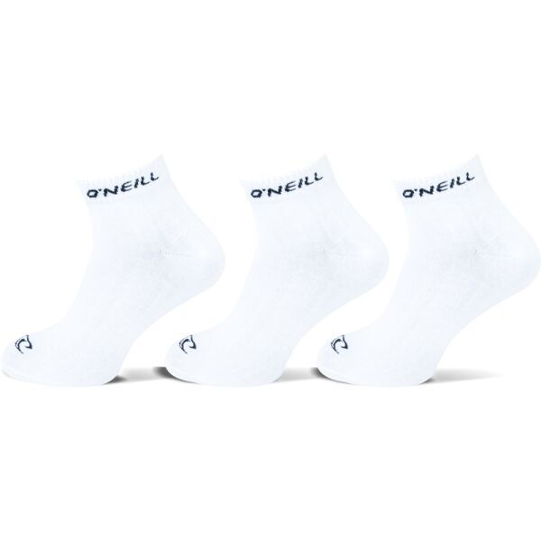 O'Neill O'Neill QUARTER ONEILL 3P Универсални чорапи, бяло, размер