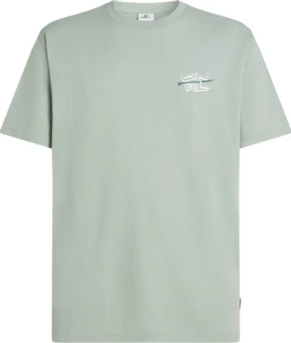 O'Neill O'Neill RETRO BACK PRINT Мъжка тениска, светло-зелено, размер