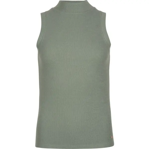 O'Neill O'Neill RIB MOCK NECK TOP Дамски потник, светло-зелено, размер