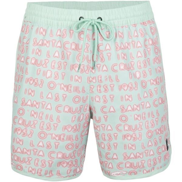 O'Neill O'Neill SCALLOP NEON 16'' SWIM SHORTS Мъжки бански - шорти, светло-зелено, размер