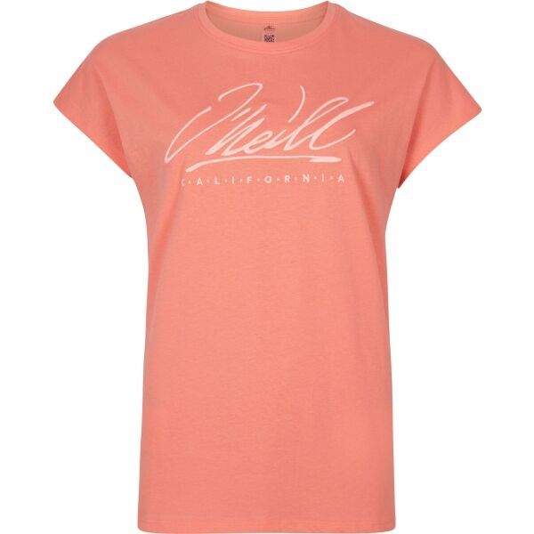 O'Neill O'Neill SCRIPT T-SHIRT Дамска тениска, оранжево, размер