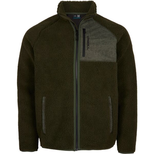 O'Neill O'Neill SHERPA FZ FLEECE Мъжки суитшърт, тъмнозелено, размер
