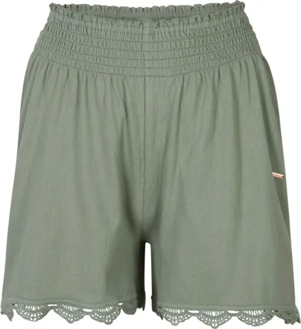 O'Neill O'Neill SMOCKED SHORTS Дамски шорти, светло-зелено, размер