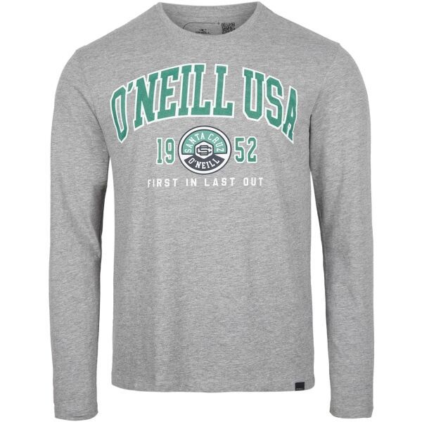 O'Neill O'Neill STATE L/SLV T-SHIRT Мъжка тениска с дълги ръкави, сиво, размер