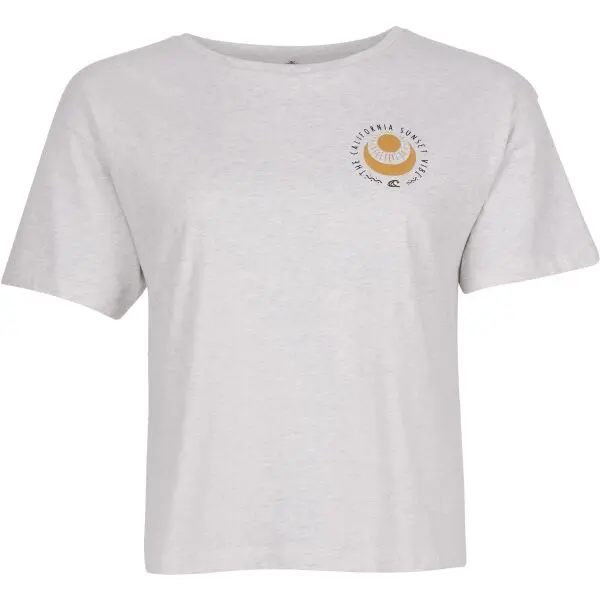 O'Neill O'Neill SURFER GIRL T-SHIRT Дамска тениска, сиво, размер