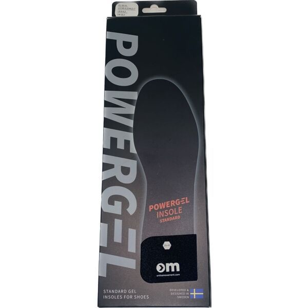 ORTHOMOVEMENT ORTHOMOVEMENT POWER GEL INSOLE STANDARD Стелки за обувки от гел, черно, размер