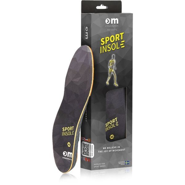 ORTHOMOVEMENT ORTHOMOVEMENT UPGRADE SPORT INSOLE Стелки за обувки, черно, размер