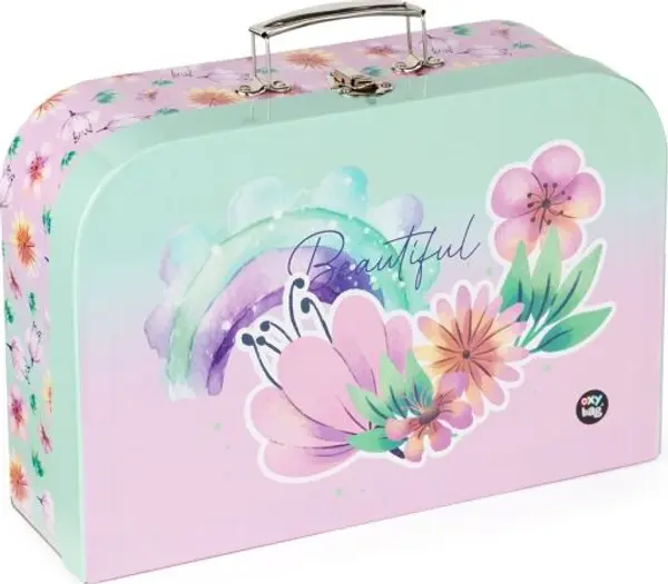 Oxybag Oxybag 34 CM ЦВЕТЯ Детски куфар, розово, размер