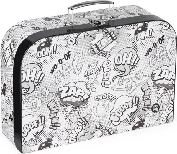 Oxybag Oxybag 34 CM КОМИКС Детски куфар, бяло, размер