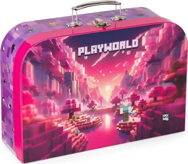 Oxybag Oxybag 34 CM PLAYWORLD МОМИЧЕ Детски куфар, розово, размер