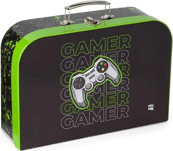 Oxybag Oxybag 34 см GAMER Куфар за материали по рисуване, черно, размер