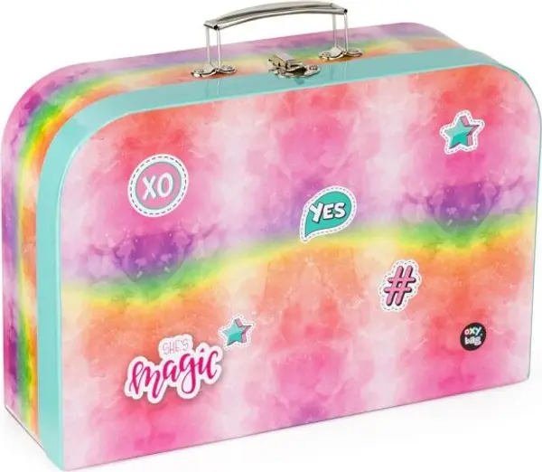 Oxybag Oxybag 34 см MAGIC Куфар за материали по рисуване, розово, размер