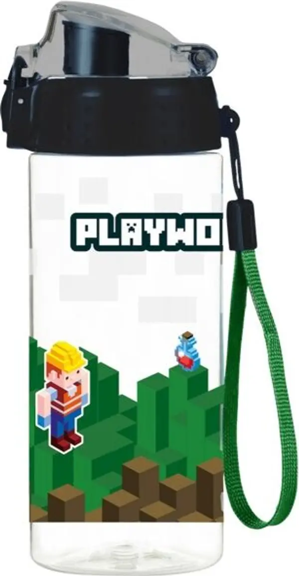 Oxybag Oxybag CLICK 500 ML PLAYWORLD Детска бутилка, прозрачно, размер 500 ML
