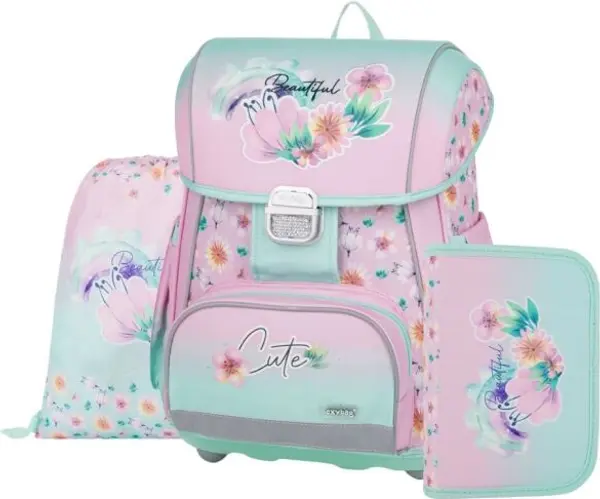 Oxybag Oxybag ЦВЕТЯ Ученически комплект, розово, размер