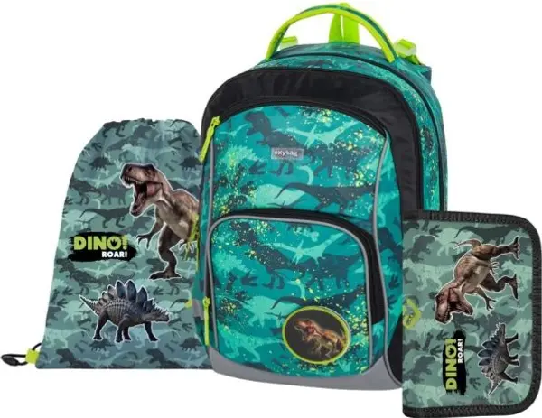 Oxybag Oxybag DINO Ученически комплект, зелено, размер