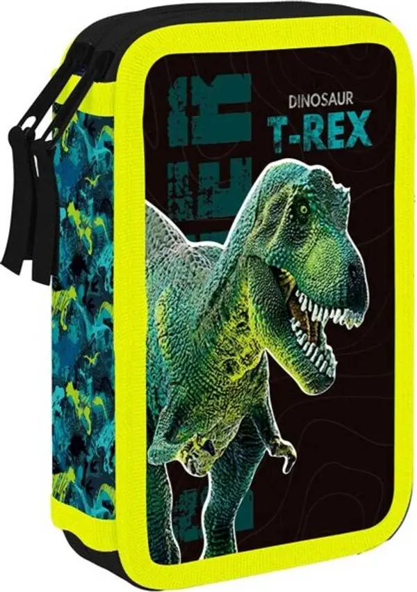 Oxybag Oxybag ДИНОЗАВЪР Ученически несесер с две отделения, черно, размер